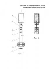 Инструмент для электромеханической закалки рабочих поверхностей шлицевых втулок (патент 2624267)