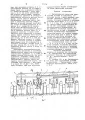 Автоматическая линия для прессования деталей из пластмасс (патент 770816)