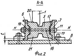 Острая крестовина для рельсовых пересечений (патент 2455411)