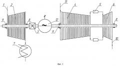 Двухроторный воздушный компрессор для парогазовых установок (патент 2529296)