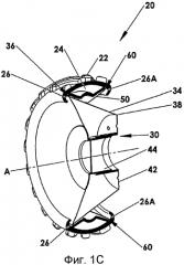 Деформируемое сборное колесо (патент 2557642)