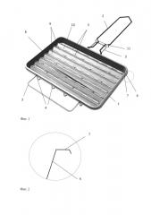 Способ приготовления продуктов при жарке на углях в жарочном оборудовании и устройство для его осуществления (патент 2625713)