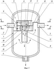 Ударно-инерционное устройство для очистки газа (патент 2528675)