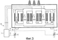 Электрический трансформатор с компенсацией постоянного потока (патент 2453010)