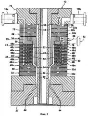 Матрица, система и способ совместной экструзии множества жидкостных слоев (патент 2500532)