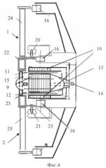 Энергоустановка для преобразования энергии течения воздушных или водных потоков (патент 2388932)