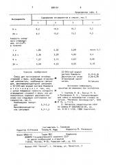 Смесь для изготовления литейных стержней и форм (патент 956132)