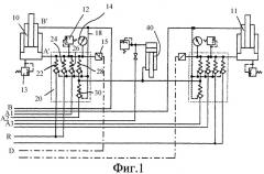 Схема расположения клапанов, а также комбинация из двух стоек крепи и насосного цилиндра для такой схемы (патент 2403392)