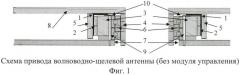 Привод вращения волноводно-щелевой антенны (патент 2458435)