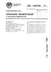 Способ стабилизации модуля упругости тросовых элементов (патент 1435736)