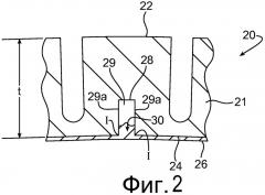 Элементы для сохранения пустых полостей в протекторе шины (патент 2480344)