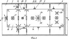 Технологический блок чистых помещений (патент 2303200)