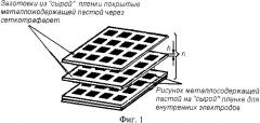 Способ изготовления многослойных пьезокерамических элементов (патент 2572292)