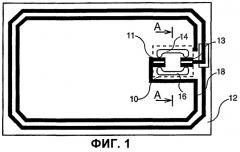 Бесконтактная или гибридная контактно/бесконтактная карта с микросхемой и с повышенной сопротивляемостью электронного модуля (патент 2295155)