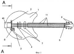 Фиксатор строя барабанного механизма тремоло струнного музыкального инструмента (патент 2364954)