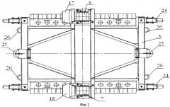 Устройство для перекладки рельсовых плетей с заменой рабочего канта в кривых участках железнодорожного пути с различными типами рельсовых скреплений (патент 2431712)