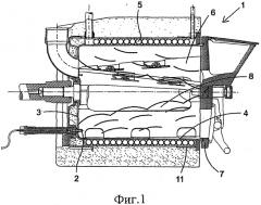 Цилиндрический резервуар для термической обработки пищевой смеси и машина для изготовления пищевых смесей, снабженная таким цилиндрическим резервуаром (патент 2529149)