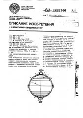 Пневмогидравлический аккумулятор (патент 1492100)