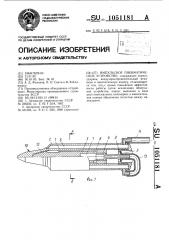 Импульсное пневматическое устройство (патент 1051181)