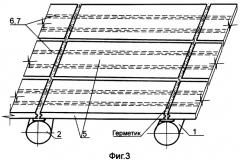 Способ строительства дорог на слабых и мерзлых грунтах и сборное покрытие для его осуществления (патент 2371537)