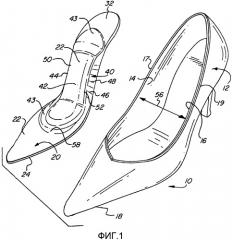 Система обувной опорной стельки (патент 2432890)