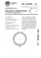 Кольцо клапана горячего дутья (патент 1244188)