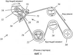 Натяжное устройство механической ременной передачи, механический привод, а также способ натяжения приводного ремня (патент 2304241)