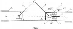 Проходной кривошипно-ползунный механизм (патент 2289741)
