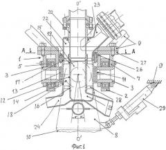 Устройство для восприятия тяги и протока двух компонентов топлива (патент 2555065)