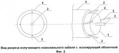 Способ изготовления излучающего коаксиального кабеля (патент 2499314)