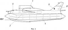 Гидросамолет вертикального взлета и посадки и устройство для отклонения вектора тяги двигателей (патент 2549588)