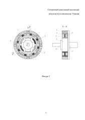 Синхронный реактивный магнитный редуктор-мультипликатор узякова (патент 2629003)