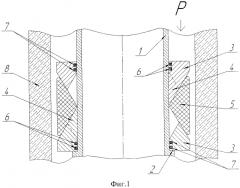 Узел уплотнения пакера (патент 2582142)