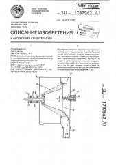 Фильтрующая центрифуга непрерывного действия (патент 1787562)