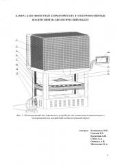 Камера для совместных климатических и электромагнитных воздействий на биологический объект (патент 2627985)