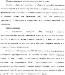 Способ воспроизведения и способ доступа к данным (патент 2311693)