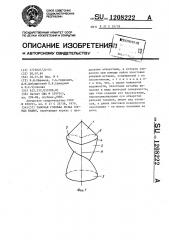 Рабочая головка резца горных машин (патент 1208222)