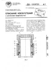 Компрессор с бесконтактным уплотнением поршня (патент 1318721)