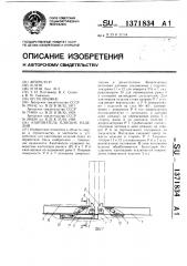 Кантователь плоских изделий (патент 1371834)