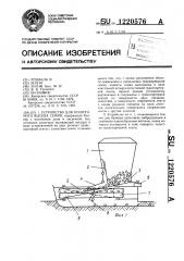 Устройство для поштучного высева семян (патент 1220576)