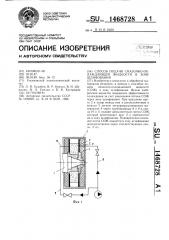 Способ подачи смазочно-охлаждающей жидкости в зону шлифования (патент 1468728)