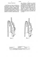 Устройство для спуска альпинистов по веревке (патент 1326298)