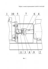 Муфта с осевым перемещением одной из полумуфт (патент 2666025)