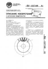 Цилиндрическая щетка (патент 1227169)