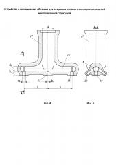 Устройство и керамическая оболочка для получения отливок с монокристаллической и направленной структурой (патент 2597491)