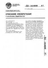 Способ получения удобрений из дымовых газов тепловых электростанций (патент 1414840)