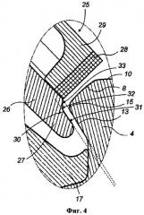 Наклонный направляющий ролик, используемый в паре, для направляющего блока при ведении вдоль рельса (патент 2353538)