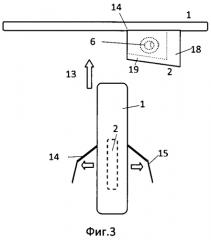 Активное приспособление для движения по воде в виде киля и его варианты (патент 2570924)