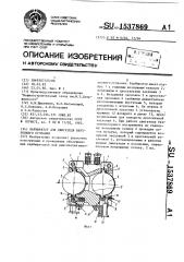 Карбюратор для двигателя внутреннего сгорания (патент 1537869)