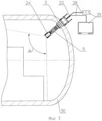 Устройство видеонаблюдения внутренней полости герметичных объектов (патент 2395825)